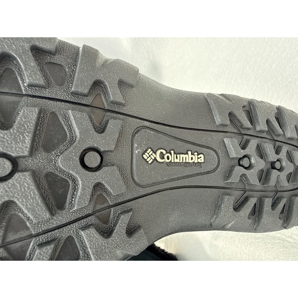 Columbia Ice Maiden II Winter Boots Womens 10 Black Waterproof Omni Grip Quilted